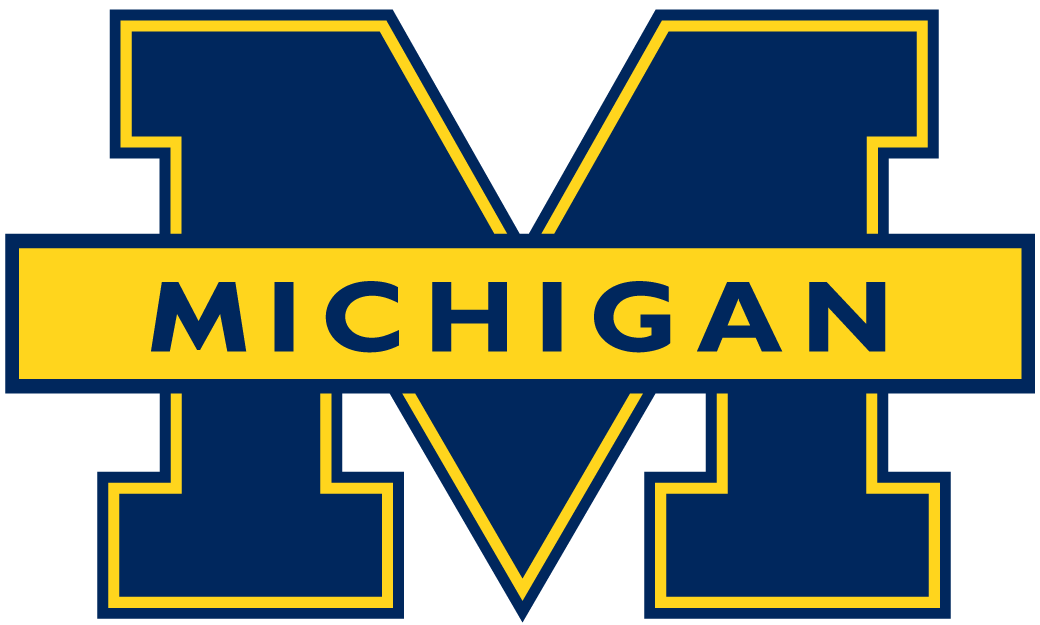 Michigan Wolverines 1996-2011 Primary Logo iron on paper